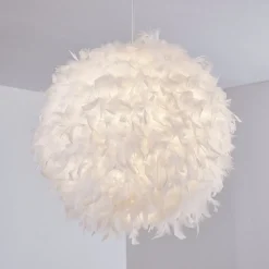 Suspension Skaulo Blanc, 1 Lumiere