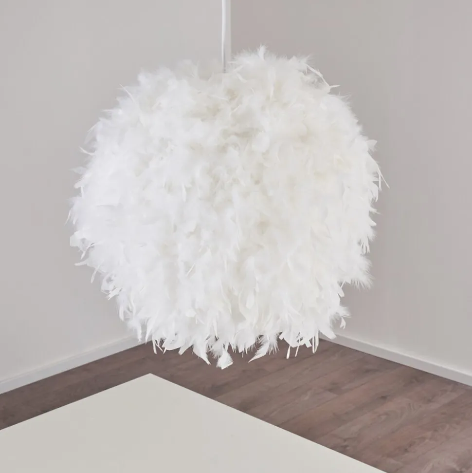 Suspension Skaulo Blanc, 1 Lumiere