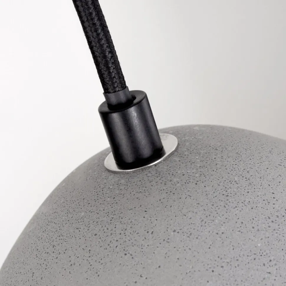 Suspension Stettler Noir, 3 Lumieres