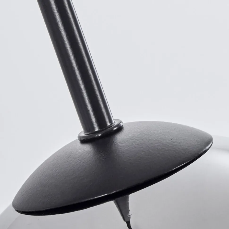Suspension Verre 15 Cm Koyoto Chrome, Fume, 4 Lumieres