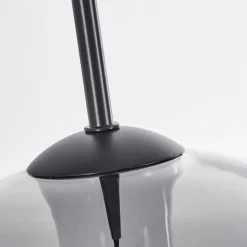 Suspension Verre 30 Cm Koyoto Clair, Fume, 1 Lumiere