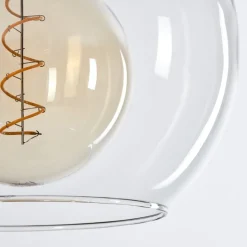 Suspension Verre 25 Cm Koyoto Clair, 1 Lumiere