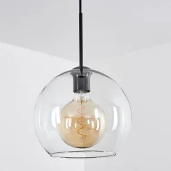 Suspension Verre 25 Cm Koyoto Clair, 1 Lumiere