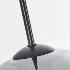Suspension Verre 25 Cm Koyoto Clair, Fume, 3 Lumieres