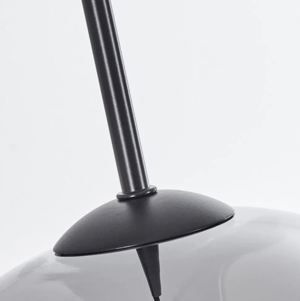 Suspension Verre 25 Cm Koyoto Clair, Fume, 3 Lumieres
