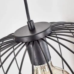 Suspension Vna Noir, 1 Lumiere
