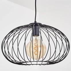 Suspension Vna Noir, 1 Lumiere