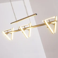 Suspension Windsor Led Chrome, Nickel Mat, 9 Lumieres