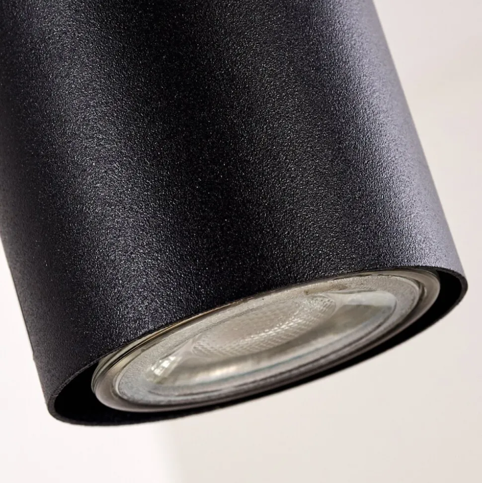 Suspension Zuoz Noir, 1 Lumiere