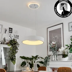 Suspensionareja Led Blanc, 1 Lumiere