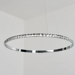 Suspensionavelar Led Chrome, Transparent, 1 Lumiere