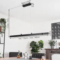 Suspensionbattenheim Led Anthracite, 1 Lumiere