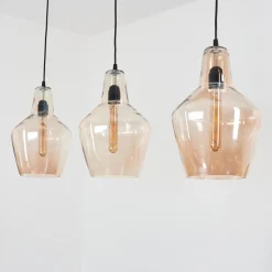 Suspensiondonzhausen Argent Oxyde, 3 Lumieres