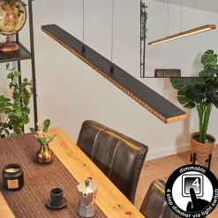 Suspensionguacacallo Led Noir, 1 Lumiere