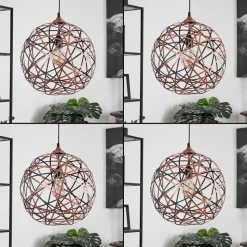 Suspensionkefikon Cuivre, 1 Lumiere