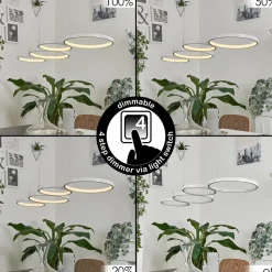 Suspensionkermoguen Led Blanc, 1 Lumiere