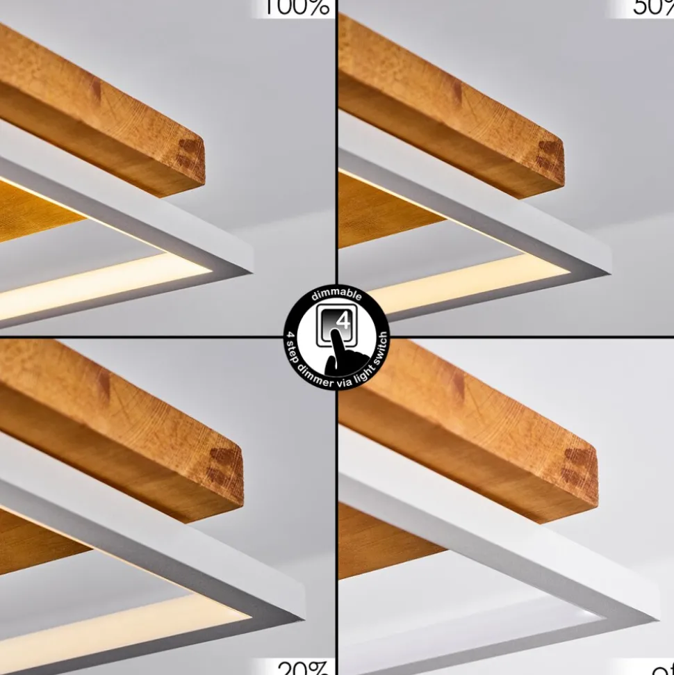 Suspensionpompu Led Ecru, Blanc, 1 Lumiere