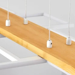 Suspensionpompu Led Ecru, Blanc, 1 Lumiere