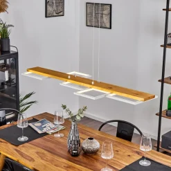 Suspensionpompu Led Ecru, Blanc, 1 Lumiere