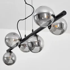 Suspensionremaisnil Noir, 6 Lumieres