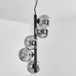 Suspensionremaisnil Noir, 5 Lumieres