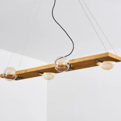 Suspensionsantorum Argent Oxyde, Ecru, 4 Lumieres