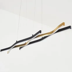 Suspensionserlande Led Noir, 1 Lumiere