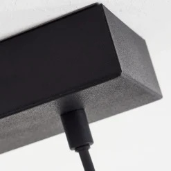 Suspensionteira Led Ecru, Noir, 1 Lumiere