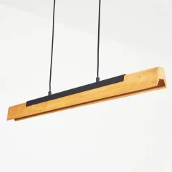 Suspensionteira Led Ecru, Noir, 1 Lumiere