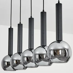 Suspensiontrezeste Noir, 5 Lumieres