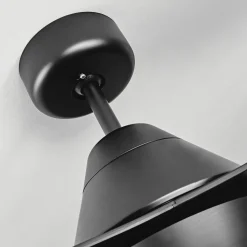 Ventilateur De Plafond Follseland Led Noir, 1 Lumiere, Telecommandes